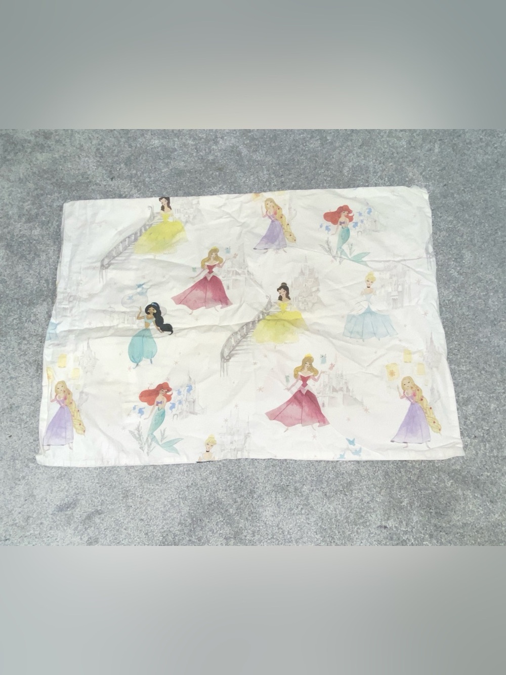 Disney Princess Print Fabric Panel - Pastel Multicolor